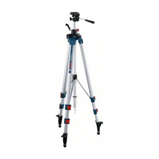 Trepied profesional de constructie Bosch pentru lasere si dispozitive de nivelare BT 250 (inaltime: 97,5-250 cm, filet: 1/4")