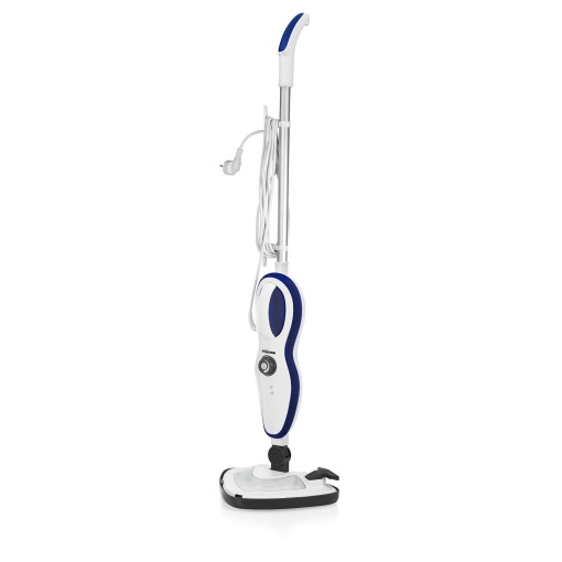 Tristar 10-in-1 Aparat de curatat cu abur pentru pardoseli dure si covoare, furtun detasabil - Curatator multifunctional, SR-5261, alb