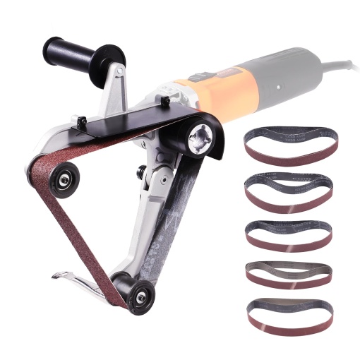 VEVOR Adapter AG45-G pentru Polizor Unghiular Set 10 Benzi Slefuire Material Aluminiu