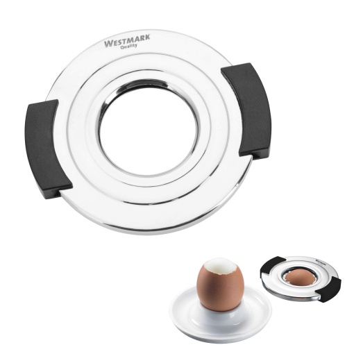 Westmark Eierkopfer 10892280 ArgintiuNegru Deschizator Ou din Otel Inoxidabil