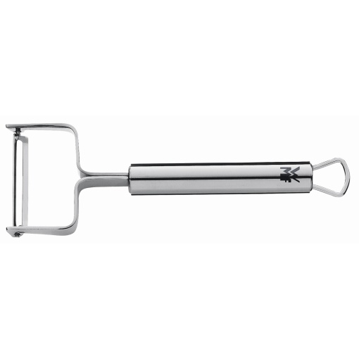 WMF Profi Plus Peeler 17 cm, Decojitor de legume inoxidabil, Cromargan din otel inoxidabil partial mat, poate fi spalat in masina de spalat vase