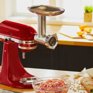 Accesoriu KitchenAid 5KSMMGA Masina de Tocat Carne Metalica Argintiu - Img 3
