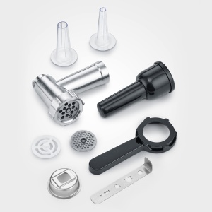 Accesoriu pentru masina de tocat carne SEVERIN, durabil, usor de curatat, potrivit pentru procesoarele de bucatarie SEVERIN: KM 3896, 3897, 3898 Negru, aluminiu, plastic, ZB 5591 - Img 2