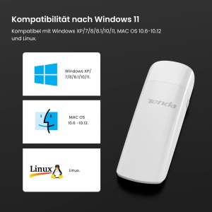 Adapter WLAN Tenda U12 AC1300 Dualband USB 3.0 pentru PC, 5GHz 867Mbits - Img 4