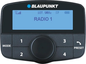 Adaptor auto Blaupunkt DABNPlay 550 streaming audio Bluetooth functie hands-free