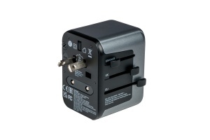 Adaptor de calatorie Verbatim UTA-03, 6-in-1, 30W, 5 porturi, negru - Img 3