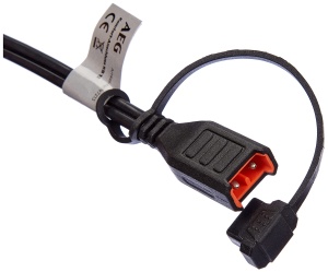 Adaptor incarcare auto AEG KB 12 compatibil cu baterii auto si incarcatoare multiple lungime 50 cm - Img 3