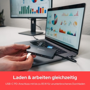 Adaptor Multiport USB-C Verbatim CMH-09, 9 porturi, HDMI, 4K, cititor SDmicroSD - Img 8
