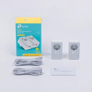 Adaptor Powerline TP-Link TL-PA4010P KIT, 600 Mbits, cu priza integrata, 100 Mbits Ethernet - Img 4