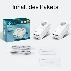 Adaptor Powerline TP-Link TL-PA8030P, 1300Mbits, 3 porturi Gigabit, alb - Img 6