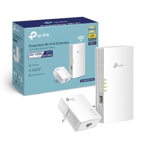 Adaptor Powerline TP-Link TL-WPA7817, WiFi 6 AX1500, Dualband, Gigabit Ethernet