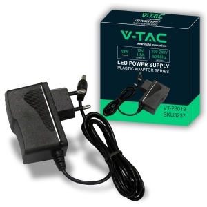 Adaptor V-TAC 12V 18W 1.5A pentru camere, LED-uri si modemuri
