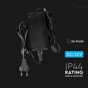 Adaptor V-TAC 12V 30W 2,5A pentru camere si LED-uri, Negru - Img 3