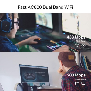 Adaptor Wi-Fi PCIe TP-Link Archer T2E AC600 Dualband pentru PC - Img 6