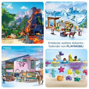 Advent Calendar Dino-Expedition PLAYMOBIL 72225 cu 24 Surprize pentru Copii - Img 6