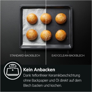 AEG Easy2Clean COTE2CTRAY Tava de copt cu ceramica antiaderenta 466x385x22 cm - Img 2