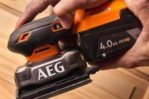 AEG Pro18V BFS 18SBL-14 Slefuitor orbital Brushless compact fara acumulator - Img 4