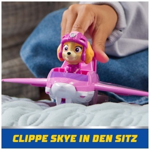 Aeronava de salvare PAW Patrol - Skye cu figura si accesorii, 18 cm - Img 7