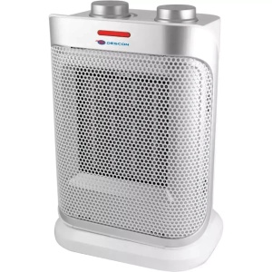 Aeroterma ceramica DESCON 1500W, functie oscilatie, 3 moduri, termostat, alba