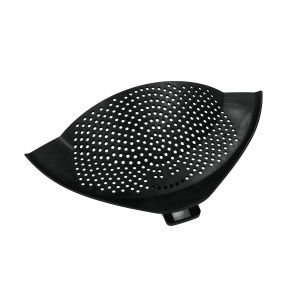 Ajutor de scurgere Metaltex 111502038, cu Halteclip, plastic, negru, 28 x 14 x 1,5 cm