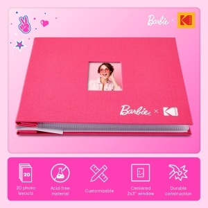 Album foto Barbie x Kodak, 20 pagini, roz, 8x8 inch - Img 2