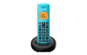 ALCATEL E260 - Telefon fix fara fir DECT - Design compact - Afisaj mare iluminat din spate - Sistem hands-free - Blocarea apelurilor nedorite - Albastru - Img 8