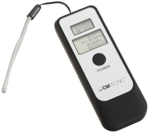 Alcooltester Clatronic AT 3260, negru, cu doua display-uri digitale