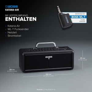 Amplificator pentru chitara BOSS Katana-Air, wireless, 30W, cu efecte premium - Img 6