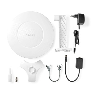 Antena HDTV Nedis ANOR5003BK700, Amplificare 46dB, 50km, Alb - Img 3
