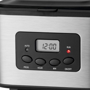 Aparat de cafea Clatronic(r) cu temporizator, ulcior de 1,5 litri pentru 12-14 cesti de cafea, cronometru LCD 24h, mentinere automata la cald, protectie impotriva picaturilor, filtru detasabil, afisaj si lumini indicatoare, 900W - KA 3642 - Img 4