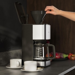Aparat de cafea complet automat AEG Deli 3 CM3-1-3buc - Ulcior de sticla - 12 cani - Putere 11000 W - Sistem anti-picurare - Oprire automata - Filtru  - Img 2
