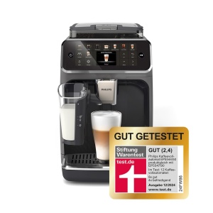 Aparat de cafea complet automat Philips seria 5500 - sistem de lapte LatteGo, 20 de specialitati de cafea calda si rece, cu 40% mai silentios cu SilentBrew, QuickStart, gri (EP5544/50) - Img 1