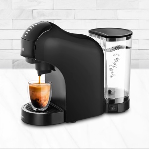 Aparat de cafea cu mai multe capsule UFESA Venezia 4-in-1, capsula standard, capsula Delta, cafea macinata, panou tactil digital cu 7 niveluri, rezervor de apa de 1L, 1400W, presiune de 15 bari, compact - Img 2