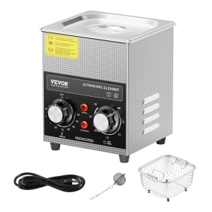 Aparat de curatare cu ultrasunete VEVOR 2L, 60W, cu incalzire si timer - Img 9