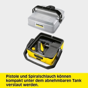 Aparat de curatat cu presiune Karcher OC 3, acumulator Lithium-Ion, rezervor 4 l - Img 7