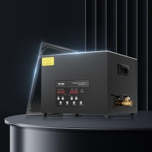 Aparat de curatat cu ultrasunete VEVOR 1 5L, aparat de curatat digital cu ultrasunete de 360 W cu mod bland, aparat de curatat cu ultrasunete industrial de 40 KHz cu incalzitor si temporizator pentru suporturi, bijuterii, unelte - Img 8