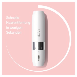 Aparat de epilat facial Braun FS1000, compact, alb, cu iluminare Smartlight - Img 3