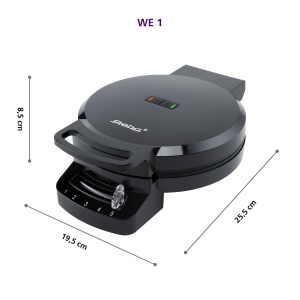 Aparat de facut clatite Steba 183100 WE 1, antiaderent, control temperatura, negru - Img 4