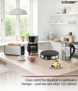 Aparat de facut crepes Cloer 6630, 30 cm, 1200 W, antiaderent - Img 7