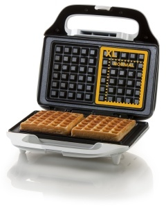 Aparat de facut vafe DOMO DO9133W, 900W, alb, pentru vafe XL - Img 1