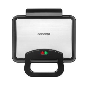 Aparat de facut waffles CONCEPT VF3040, 1000 W, inoxnegru, placi ceramice antiaderente - Img 3
