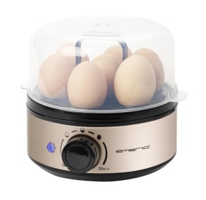 Aparat de fiert oua EMERIO EB-130299.3 pentru 1-7 oua, inox, 400W - Img 1