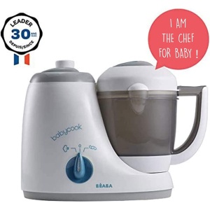Aparat de gatit pentru bebelusi Beaba Babycook Original, 4in1, AlbAlbastru - Img 2