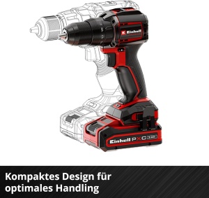 Aparat de gaurit cu percutie Einhell TP-CD 1850-C Li-i BL-Solo, 50 Nm, design compact - Img 7