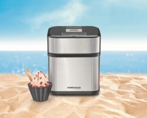Aparat de inghetata ROMMELSBACHER IM 12 Kurt - pentru inghetata iaurt inghetat sorbet si namol recipient congelator de 15 litri capacitate 500 ml cron - Img 6