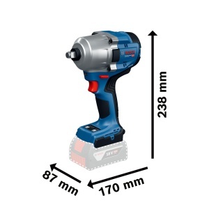 Aparat de insurubat Bosch GDS 18V-780, 780 Nm, 2.1 kg, 12 inch - Img 5