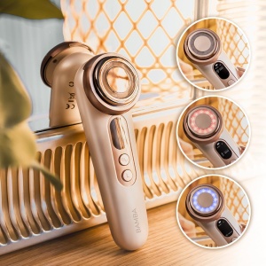 Aparat de masaj facial Cecotec Bamba FaceCare LightSonic, 3 moduri, tehnologie ionica, tehnologie EMS de electrostimulare, 5 niveluri de intensitate, ecran LCD, 60 de minute de viata a bateriei - Img 3