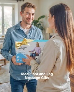 Aparat de masaj pentru picioare si picioare COMFIER 3-in-1 cu incalzire si compresie 6 moduri 3 intensitati - Img 9