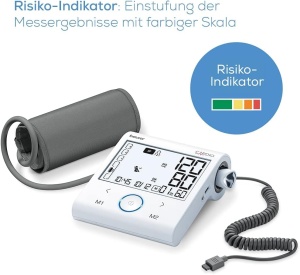 Aparat de masurat tensiunea arteriala Beurer BM 96 Cardio cu EKG, Bluetooth, pentru brate 22-42 cm - Img 7