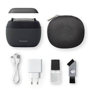 Aparat de ras electric Panasonic ES-PV3B-K803, 5 lame, motor liniar ultra-rapid, USB-C, carcasa premium, gri - Img 9